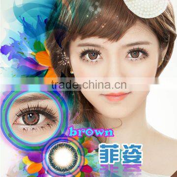 Hot Sale Big Eye Natural Eye Contact Lens Circle Lenses 3-tone Color Lens photo-3