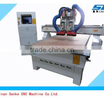 3 axis full-automatic woodworking machine for PVC/acrylic/cabinet/leather etc cnc router machine