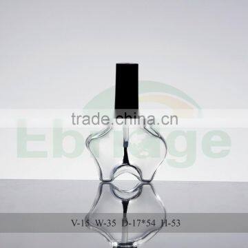 15ml animal shape nail polish glass bottle with cap and brush wholesale