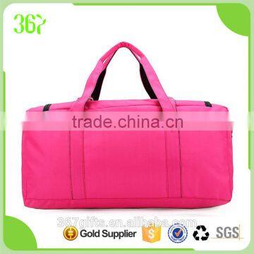 Fashion Sports Bag Travel Duffel Luggage Bag With Shoe Compartment