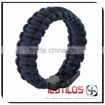 Navy Blue With Plastic Paracord Bracelet From IESTILOS                        
                                                Quality Choice