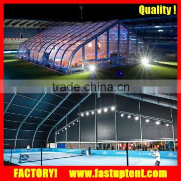 Curve curved marquee tent for wedding party event exhibition tennis court swimming pool