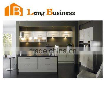 LB-JL1138 L shape modular kitchen design for white lacquer Kitchen Cabinets