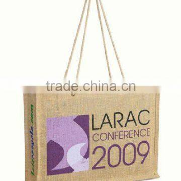 Elegant & eco-friendly Jute shopping bag,grocery shopping tote jute bag