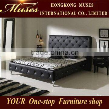 2014 hot sale American style leather bed B1164#