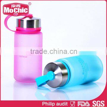 Mochic Custom Food Grade BPA Free Plastic Water Bottle With Handle for Kids