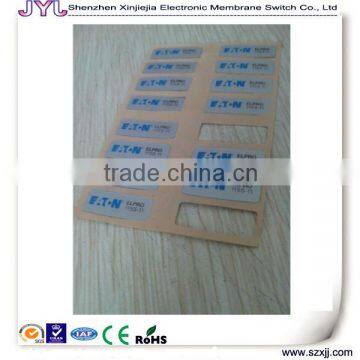 pc pet label 3M467 adhesive membrane stickers / membrane labels in matte pc