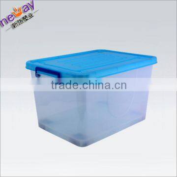 60L Translucent household plastic containers/plastic turnover box