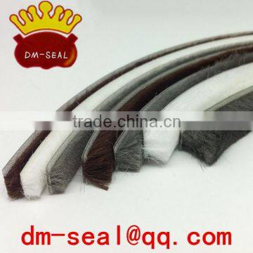 High quality wool pile weatherstripping with fin