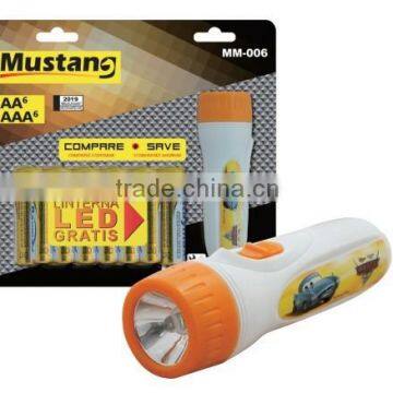 plastic flashlight MM-006