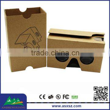 3D VR Glasses Google Cardboard 2.0 Paper 3D Product for 5" Smartphone