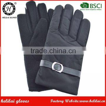 Best Price Winter Warm Men's Waxed Cotton Gloves with a Strap and Roller