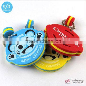 2016 Factory design new product homemade fashion eva foam keychain