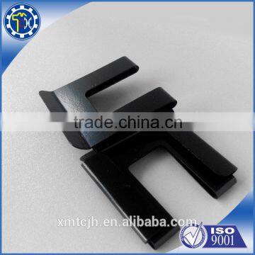 Black Bending clips Steel Stamping Parts