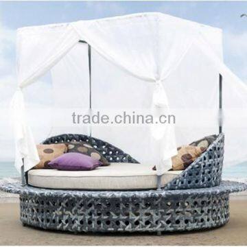 Bed with cushion and cover