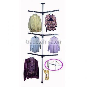 Clothing Rack with Telescopic Pole