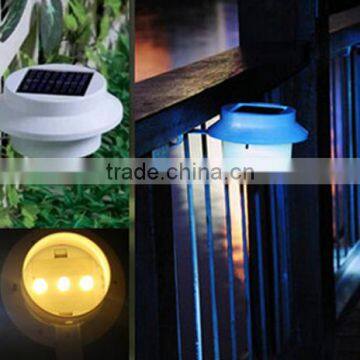 NEW Solar Powered Wall Pathway Lighting / Fence Gutter Outdoor Solar Garden Yard LED Light