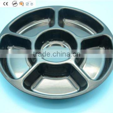 12" Plastic Food Sectional Plate photo-4