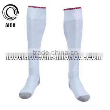 White High Elasticity Football Socks High Quality Custom Design Sport Socks Men Soccer Socks