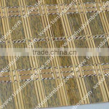 Indoor Painted Oak Bamboo Blinds Outdoor