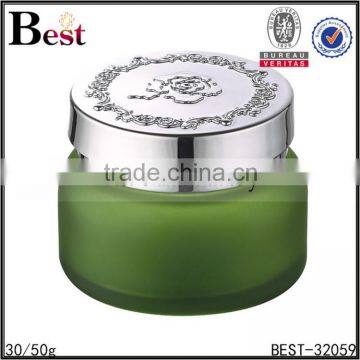 30/50g frosted empty glass jar manufacturer glass jar