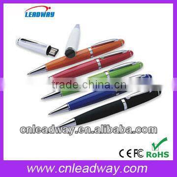 Colorful ballpen usb pendrive wholesale bulk cheap free logo printing 1gb 2gb 4gb 8gb