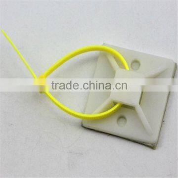 FACTORY DIRECTLY!! long lasting hot sale self adhesive cable tie mounts fine workmanship