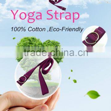 Eco & durable cotton yoga straps