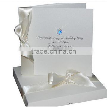 Wholesale elegant handmade laser cut wedding invitation card