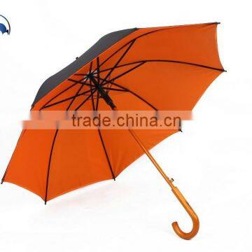 China Supplier Doulbe Layer Zhejiang Ningbo Straight Wooden Umbrella Quality Choice