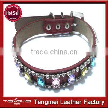 Different stylish dogs collars with leashs factory wholesale