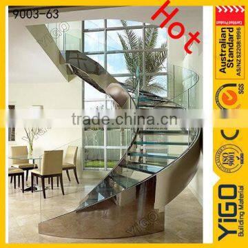 stair for small house\new style curved stair