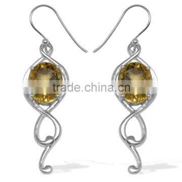 Wholesale Supplier 925 Sterling Silver Gemstone Jewelry, Silver Gemstone Earrings India