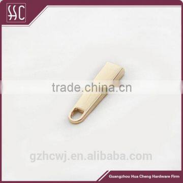 gold zinc alloy zipper puller,metal zipper puller slider for handbag accessory