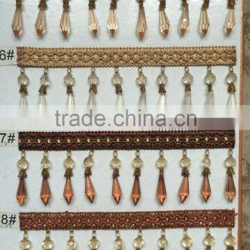 [YZLACE] Tassels Lace Curtains Wholesale 10087 photo-2