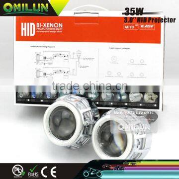 3 inch super bright bi-xenon projective lens