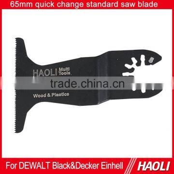 65mm E-cut quick release tandard oscillating muti tool saw blade for fast cutting wood, at good price