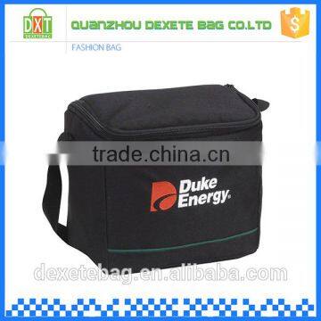 Customized thermal black shoulder insulated lunch bags for adults