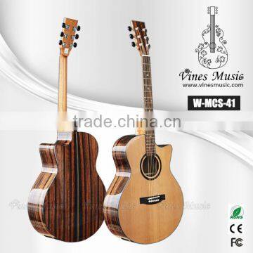 41" western acoustic guitar buy solid guitars wholesale guitarra(W-MCS-41A)