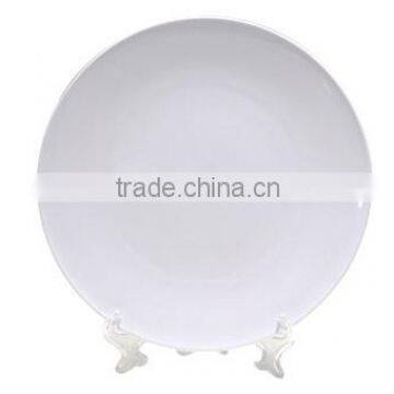 6 Inch Polymer White Plate (Luminous) / polymer plates/ Luminous plate/ Plate for sublimation/ Good decorated plate