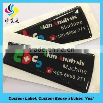 Funny popular design lovely doraemon cartoon design epoxy plastic stickers