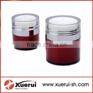 airless acrylic jar luxury lotion glass cosmetics jar