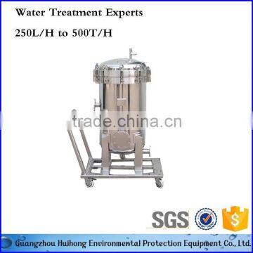 protable pool or resin filter cartridge housing