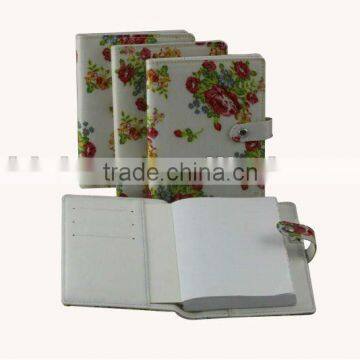 2015 newly A5 pu leather note book