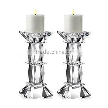 crystal squre candleholder