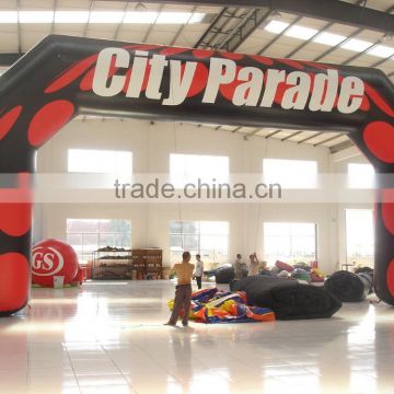 Best price new design advertising PVC inflatable finish line arch