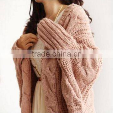 Womens Long Sleeve Cardigan Knit Sweater Coat