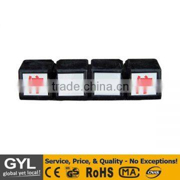 New Yellow STOP Rubber Car Wheel Stopper photo-2