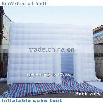8x8x4.5mH Inflatable Cube Tent Cubic Tent Giant Inflatable Tents Advertising Inflatable Tent Outdoor Inflatable Party Tent photo-2