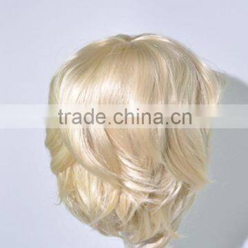Hot Selling Natural Short Wave Blond Synthetic Wig N273